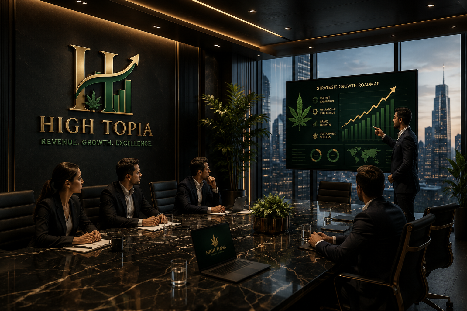 HIGHTOPIA Cannabis Business Consulting NY – Team Meeting